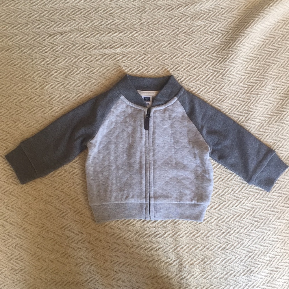 Janie and Jack zip up sweatshirt.